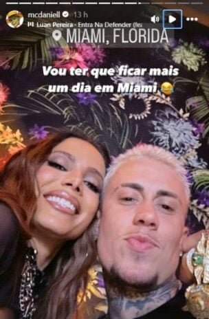 MC Daniel e Anitta (Reprodução: Instagram)