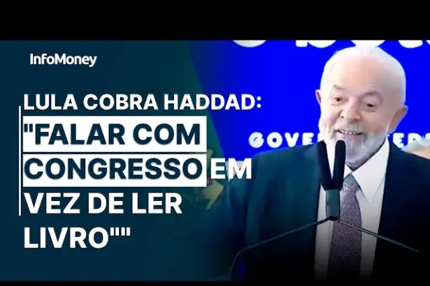 Lula diz que Haddad deve “perder algumas horas” no Congresso “em vez de ler um livro”