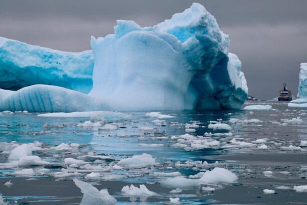 Geleira na Antártica