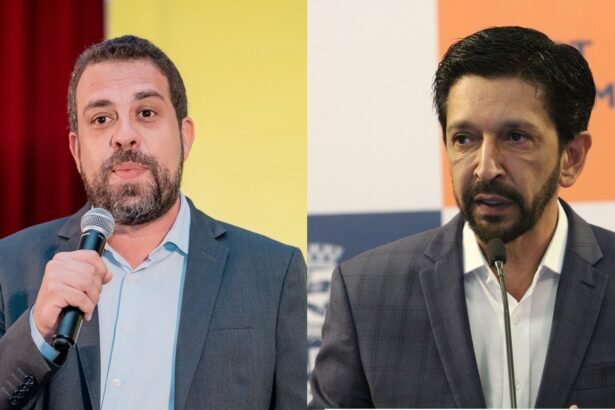 Guilherme Boulos (Psol) e Ricardo Nunes (MDB) — Foto: Fotos: Leandro Paiva - Divulgação/Rovena Rosa-Agência Brasil